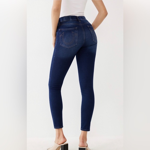 NWOT! True Religion Denim ‘Halle Stretch Legging’/ Digi Print - Picture 3 of 16